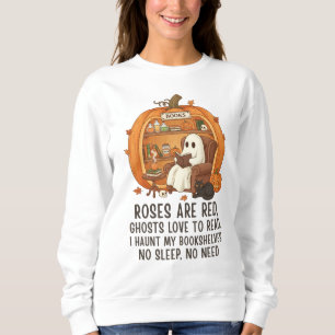 Camiseta Fantasmas Amam Ler - Amante de Livros Divertido no