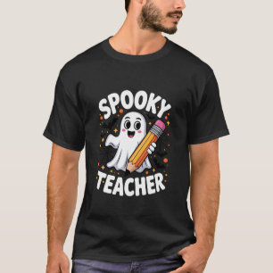 Camiseta Fantasmas Assustadores de Professores com Lápis Fa