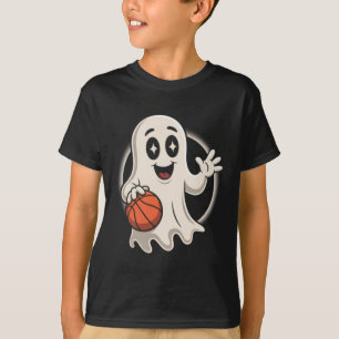 Camiseta Fantasmas Assustadores Jogando Esqueleto Fantasia 