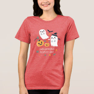 Camiseta Fantasmas bonitos celebrando o Dia dos Povos Indíg