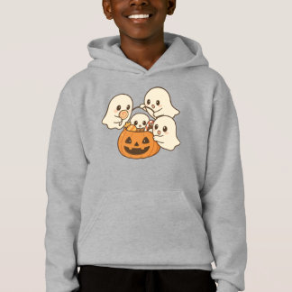 Camiseta Fantasmas bonitos no Hoodie de Pumpkin