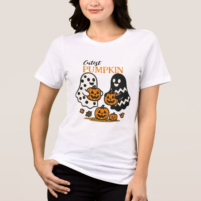 Camiseta Fantasmas da Pumpkin Mais Justa (Frente)