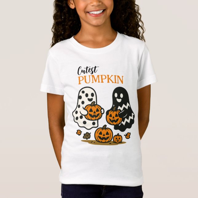 Camiseta Fantasmas da Pumpkin Mais Justa (Frente)