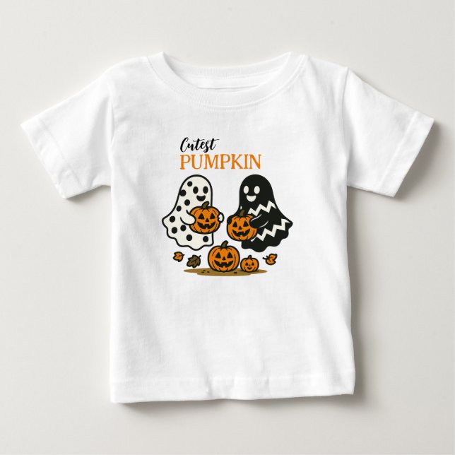 Camiseta Fantasmas da Pumpkin Mais Justa (Frente)