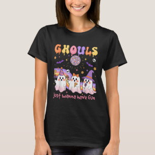 Camiseta Fantasmas Dançantes Só Querem se Divertir no Hallo