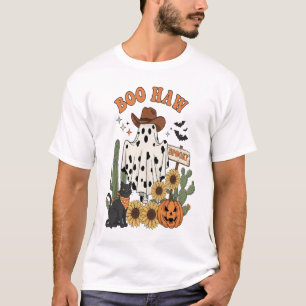 Camiseta Fantasmas das Manchas de Vaca Western-Cômico de Ha