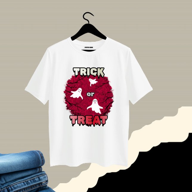 Camiseta fantasmas de Halloween (Criador carregado)