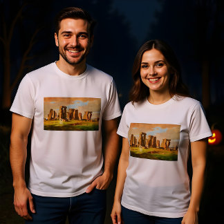 Camiseta Fantasmas de Halloween em Glastonbury Design de Pi