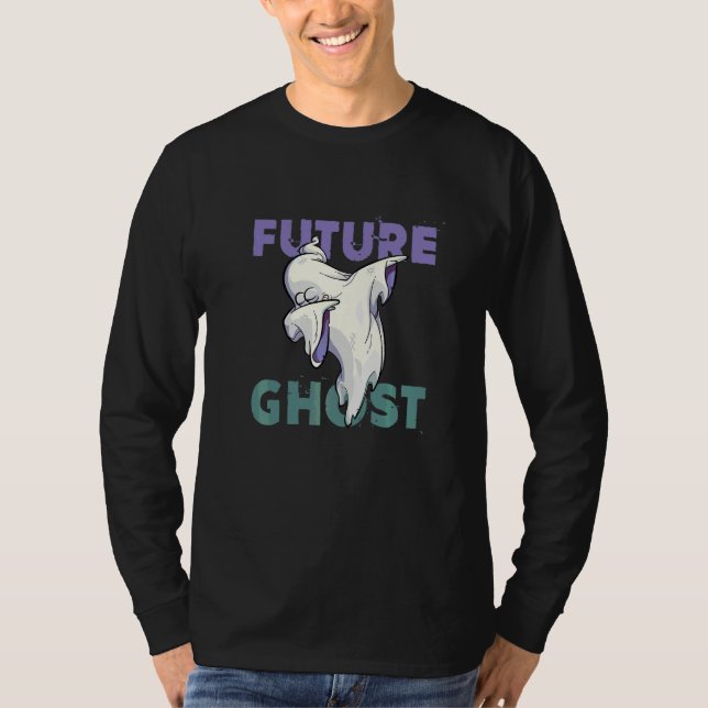 Camiseta Fantasmas de Halloween Fantasma Futuro Dab Dabbing (Frente)