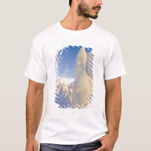 Camiseta Fantasmas de neve ao pôr do sol na Montanha Whitef