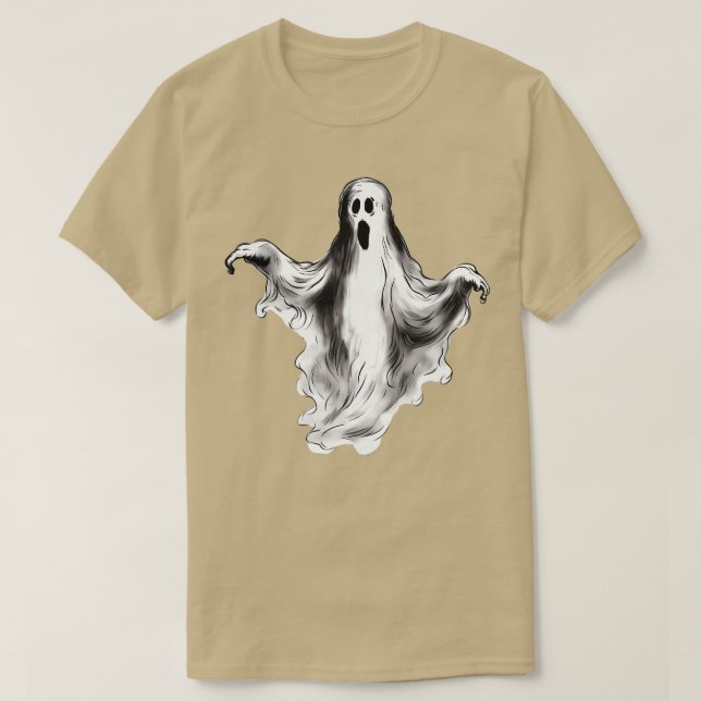 Camiseta Fantasmas do Halloween (7) (Frente do Design)