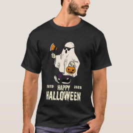 Camiseta Fantasmas do Halloween se movem em sombras, pronto