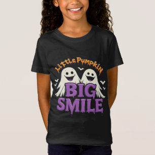 Camiseta Fantasmas e Morcegos Fofos de Halloween