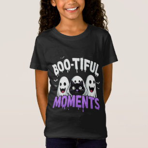 Camiseta 👻🌙 Fantasmas e Morcegos Fofos e Assustadores Hal