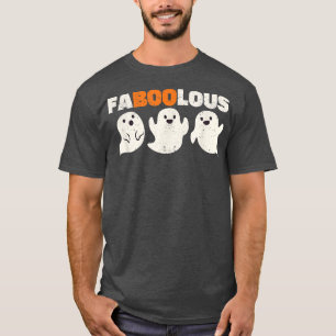 Camiseta Fantasmas Fabulosos Engraçado Scary Fabuloso Hallo