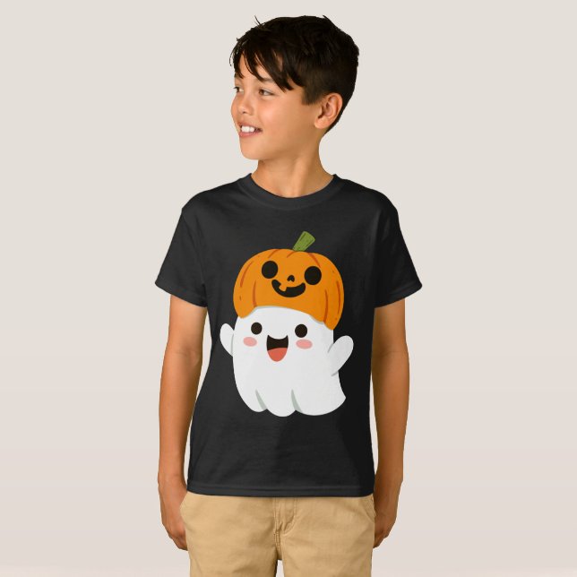 Camiseta Fantasmas fofos (Frente Completa)