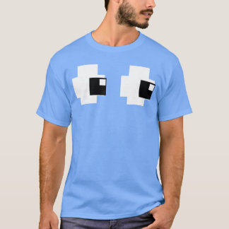 Camiseta Fantasmas Olhos de Jogo de Arcade Retro Festa de H