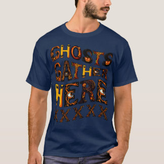 Camiseta Fantasmas se reúnem aqui