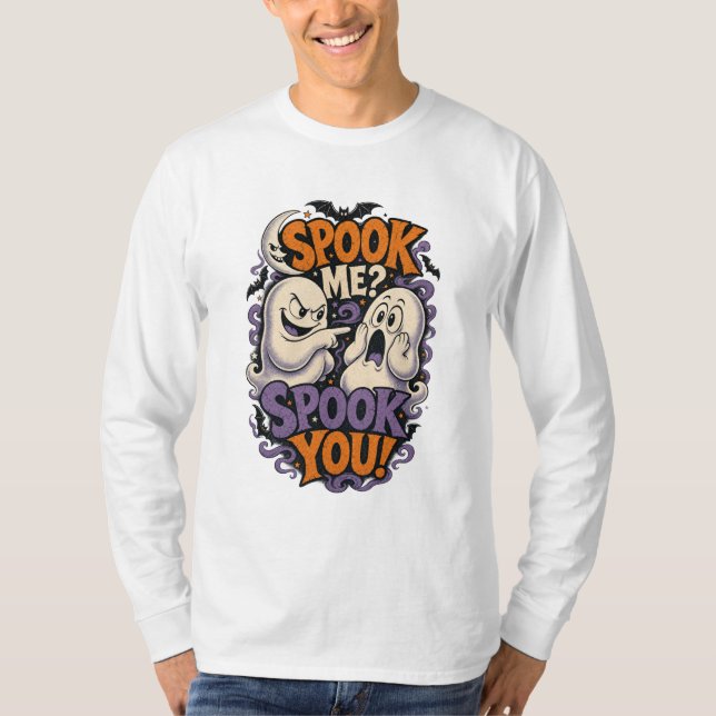 Camiseta Fantasmas Travessos Me Assustam Você (Frente)