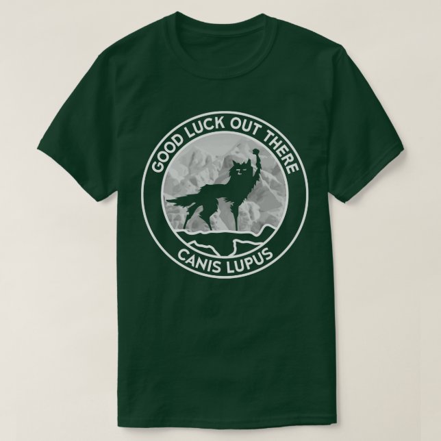 Camiseta FantasticFox Wolf Canis Lupus Mountain (Frente do Design)
