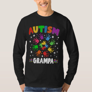 Camiseta Fantástico Autismo Grampa Aumentando A Consciência