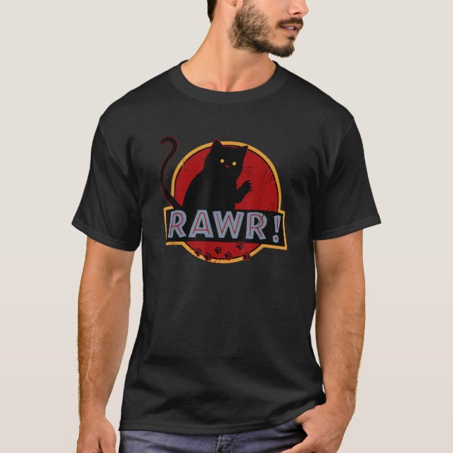 Camiseta Fantástico Cat Rawr (Frente)