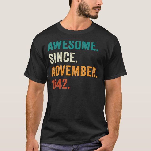 Camiseta Fantástico Desde Novembro De 1942 80 Bir (Frente)