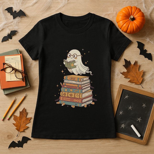 Camiseta Fantástico Halloween para Bibliotecários e Leitore (Criador carregado)