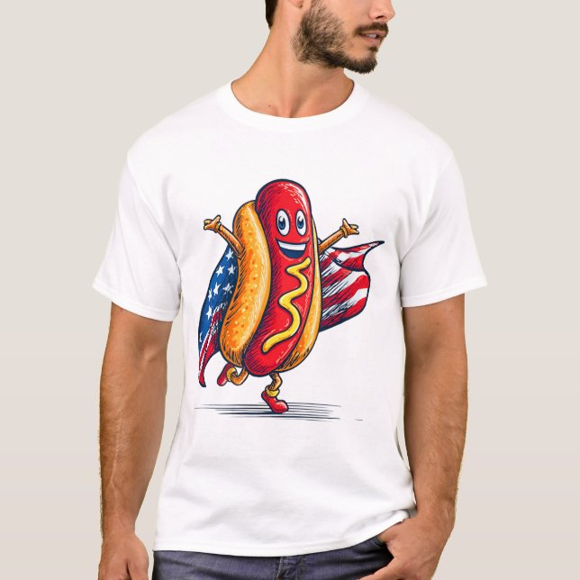 Camiseta Fantástico Hotdog Nas Cores De Nós (Frente)