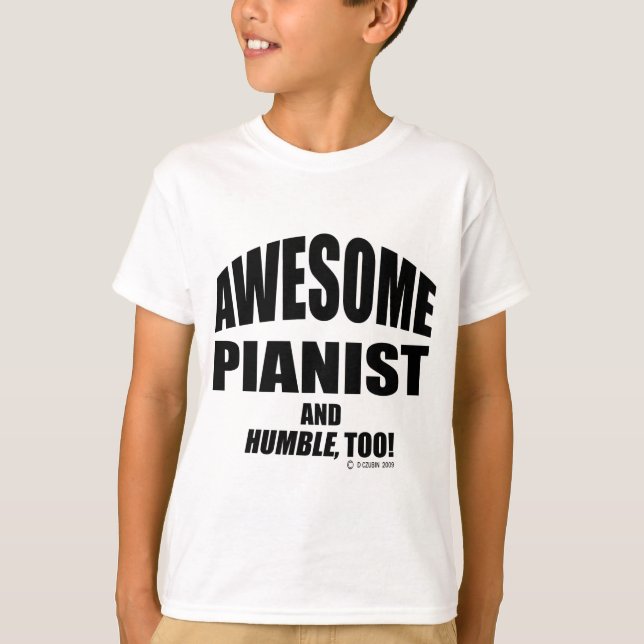 Camiseta Fantástico Pianist (Frente)