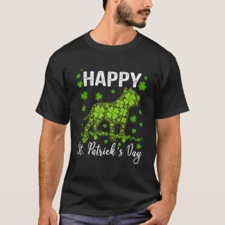Camiseta Fantástico Pitbull Saint Patrick's Day Dog Mãe