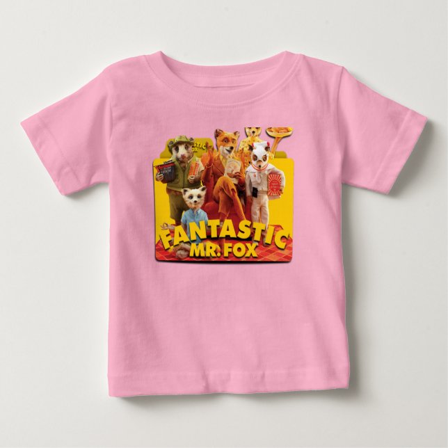 Camiseta fantástico Sr raposo (Frente)