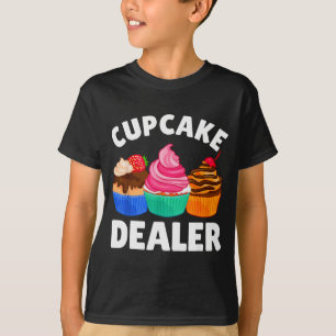 Camiseta Fantástico Traje de Cupcake Para Homens Mulheres A