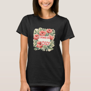Camiseta Fantástico Traje de Flor de Cravo para Adultos