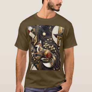 Camiseta Fantasy Abstrato Fox Art
