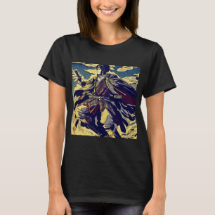 Camiseta Fantasy Anime Hero 2 - Corte de Madeira Japonês