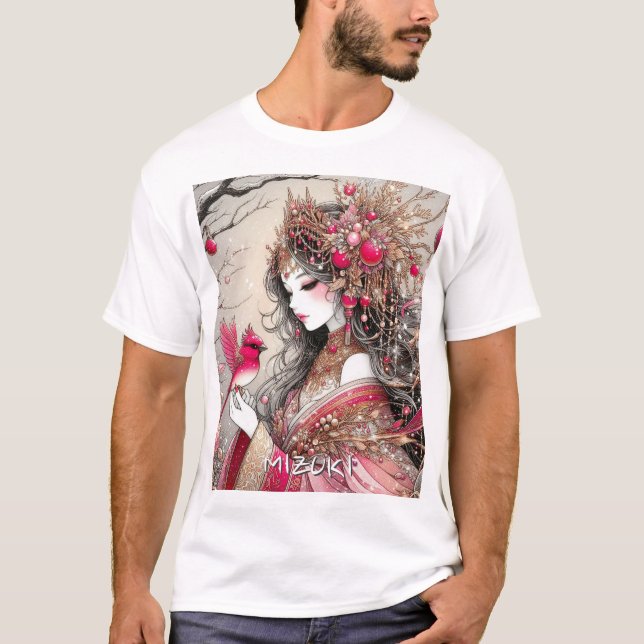 Camiseta Fantasy Anime Manga Girl Mizuki Tshirt Personaliza (Frente)