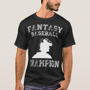 Camiseta Fantasy Baseball Design Champion baseball heart s 