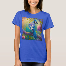 Camiseta Fantasy Birds Blue Jay