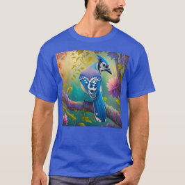 Camiseta Fantasy Birds Blue Jay