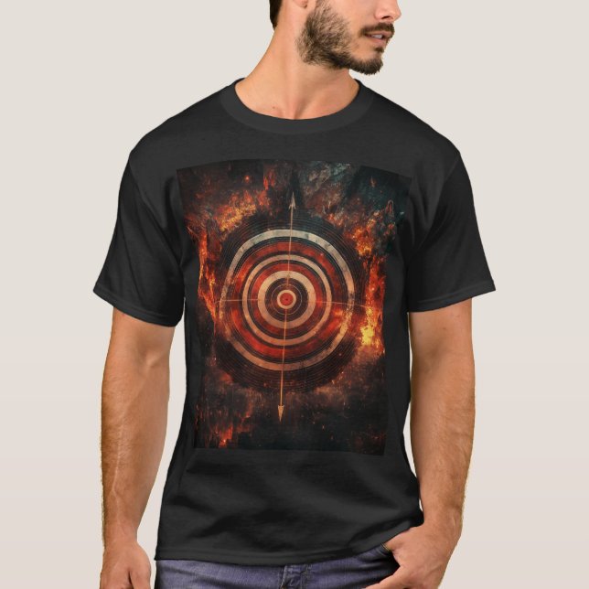 Camiseta Fantasy Bullseye - Símbolo de Arte Digital (Frente)