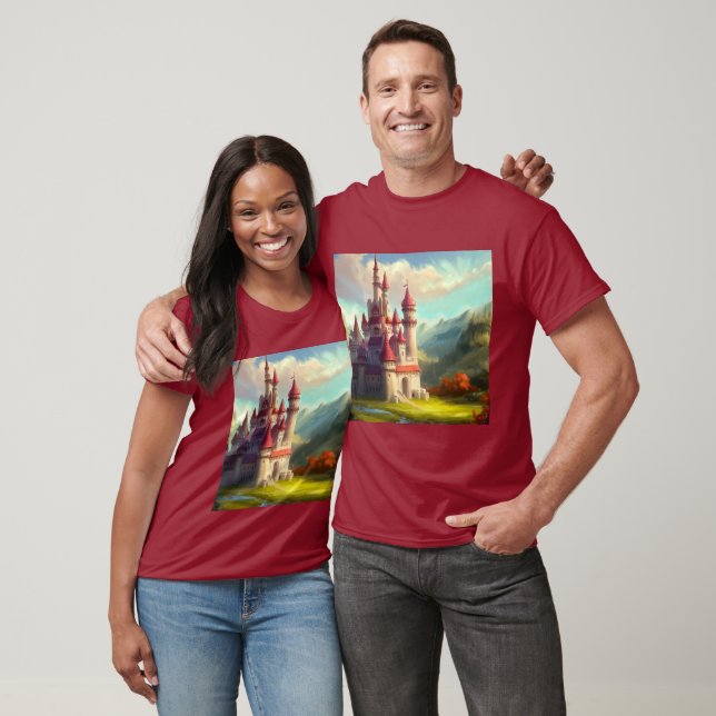 Camiseta Fantasy Castle Happy Landscape 1 (Unissex)