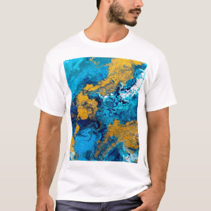 Camiseta Fantasy Colors: fundo de Abstrato artístico.