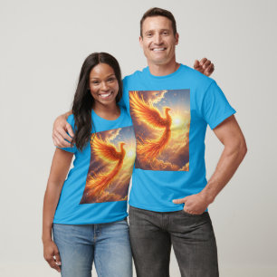 Camiseta Fantasy Cuja Flaming Phoenix Sobe