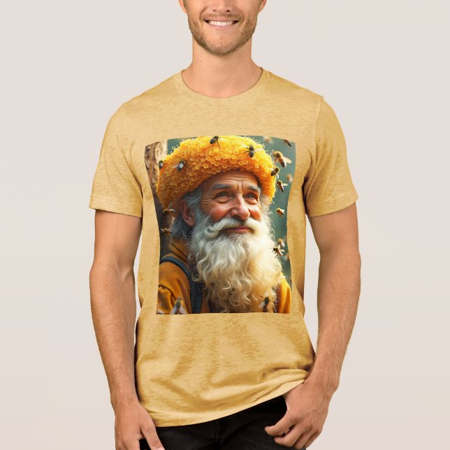 Camiseta Fantasy Cute Bee Hat Man (Frente)