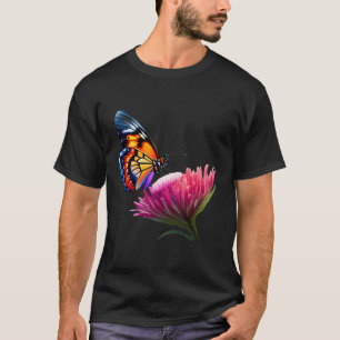 Camiseta Fantasy Cute Butterfly Abstrato Vintage