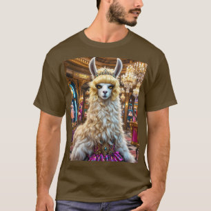 Camiseta Fantasy Cute Drama Llama Queen