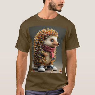 Camiseta Fantasy Cute Hedgehog Sharp Agulhas
