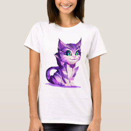 Camiseta Fantasy Cute Kawaii baby Cheshire kitten