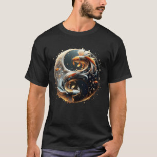 Camiseta Fantasy Cute Koi Yin Yang